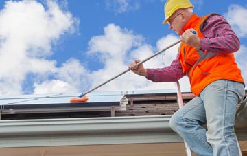 Aller Park soft wash roof cleaning